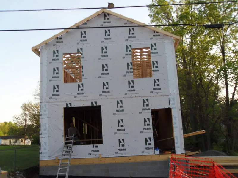 Building construction in progress