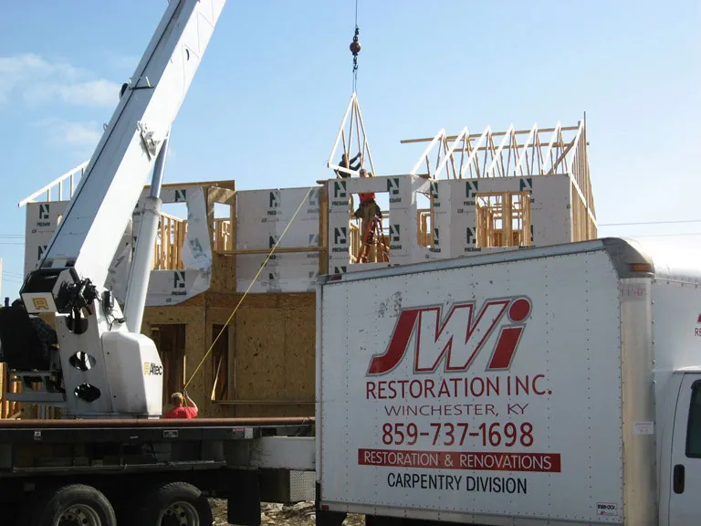 A new energy-efficient single family home built through JWI's Urban Renewal Campaign in Winchester, KY