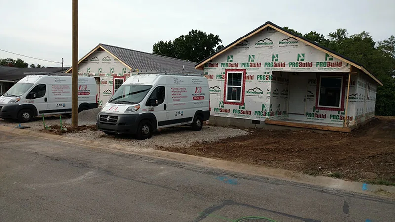 Completed new construction by JWI