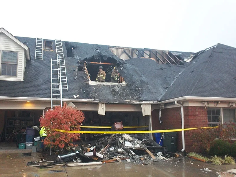 Emergency restoration work after disaster damage