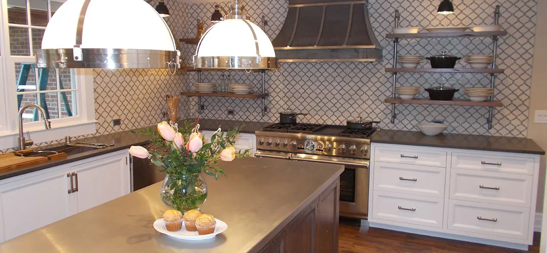 A completed kitchen remodel by JWI